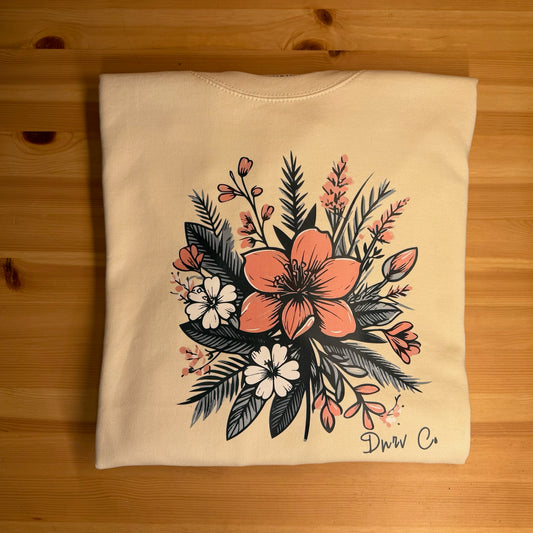 Floral Design Crewneck