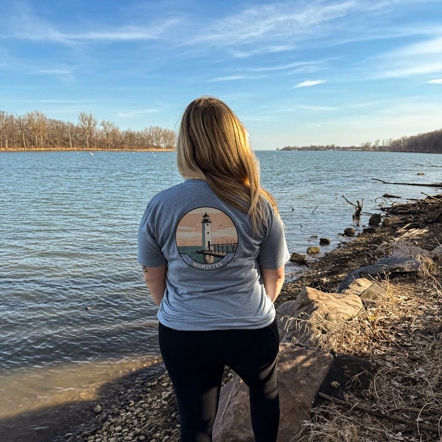 Manistee Lighthouse Tee