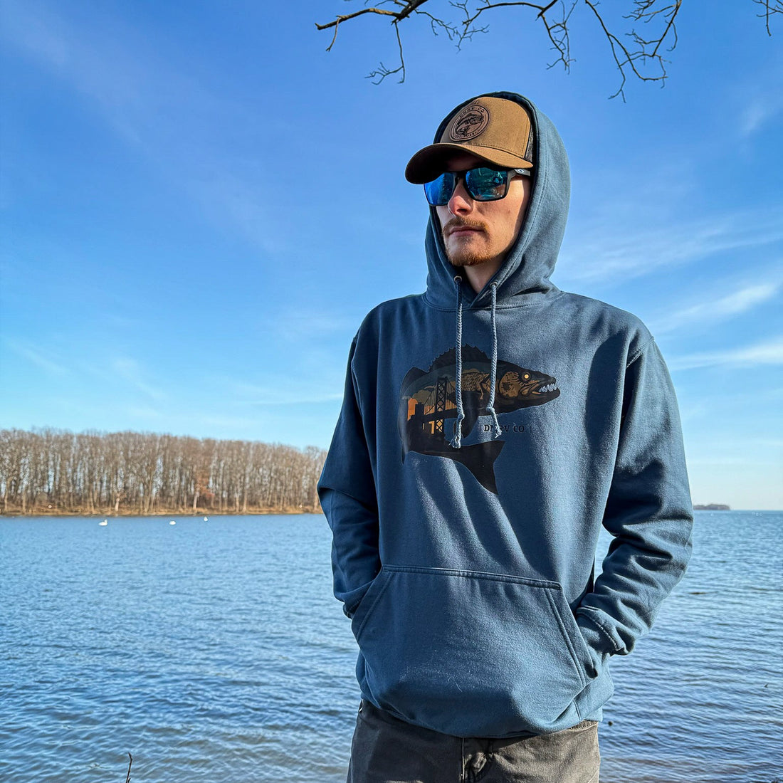 Detroit Walleye Skyline Hoodie