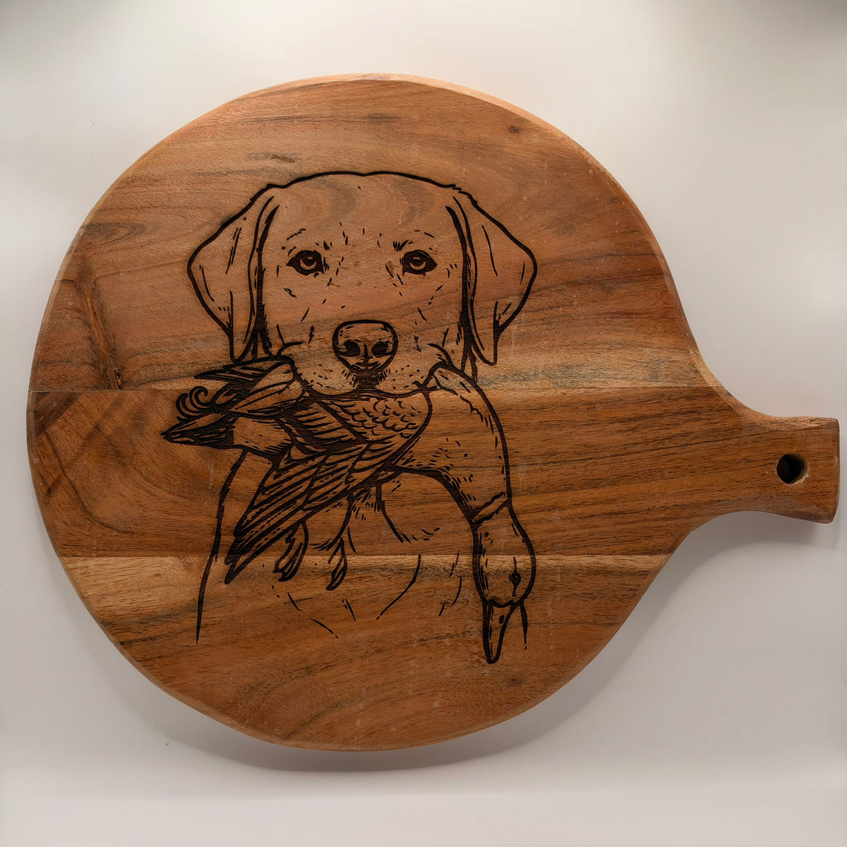 Labrador and Mallard Cutting Board