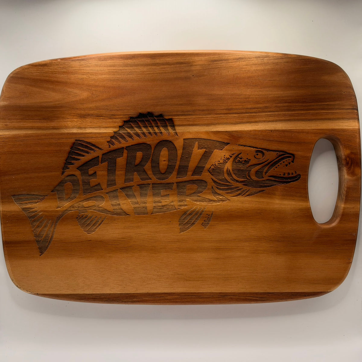 Detroit River Walleye Cutting Board