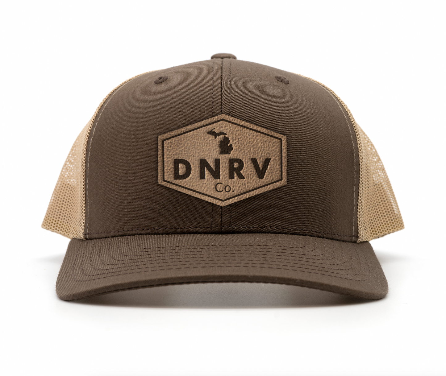 DNRV Co - Leather Patch Hat (Brown)