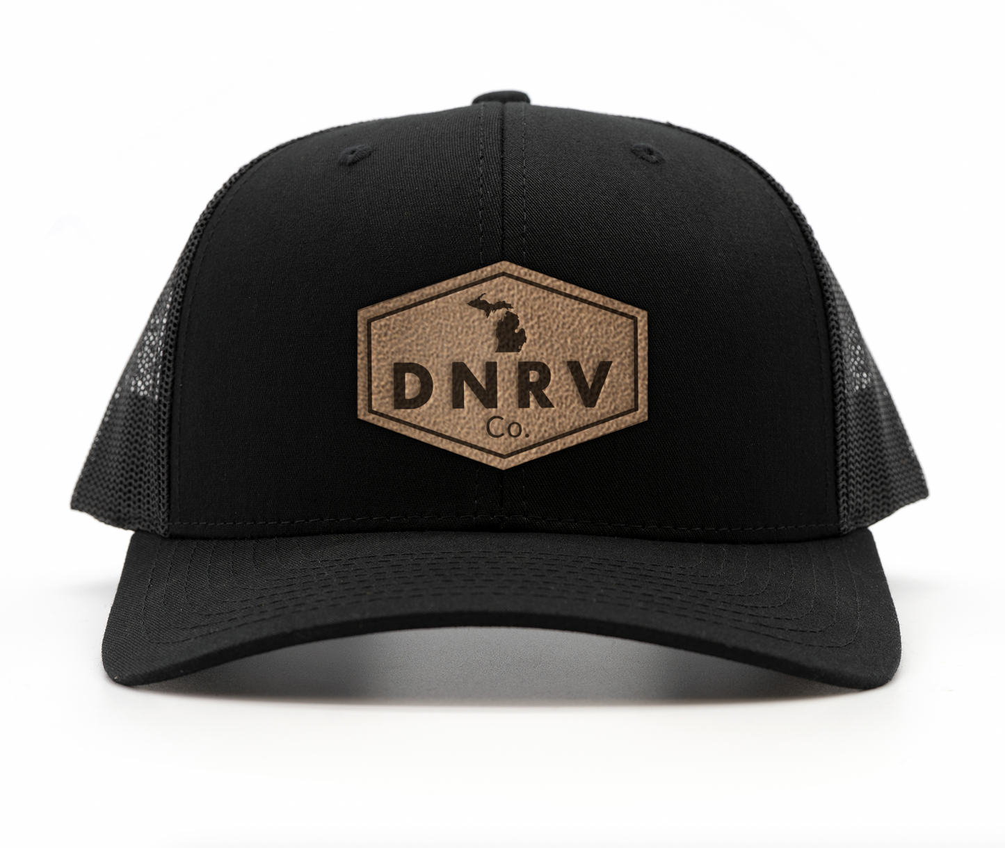 DNRV Co - Leather Patch Hat (Black)