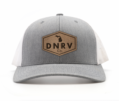 DNRV CO - Leather Patch Hat (Gray)