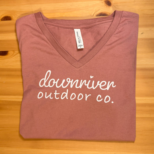 DNRV CO - Women's Cursive V-Neck