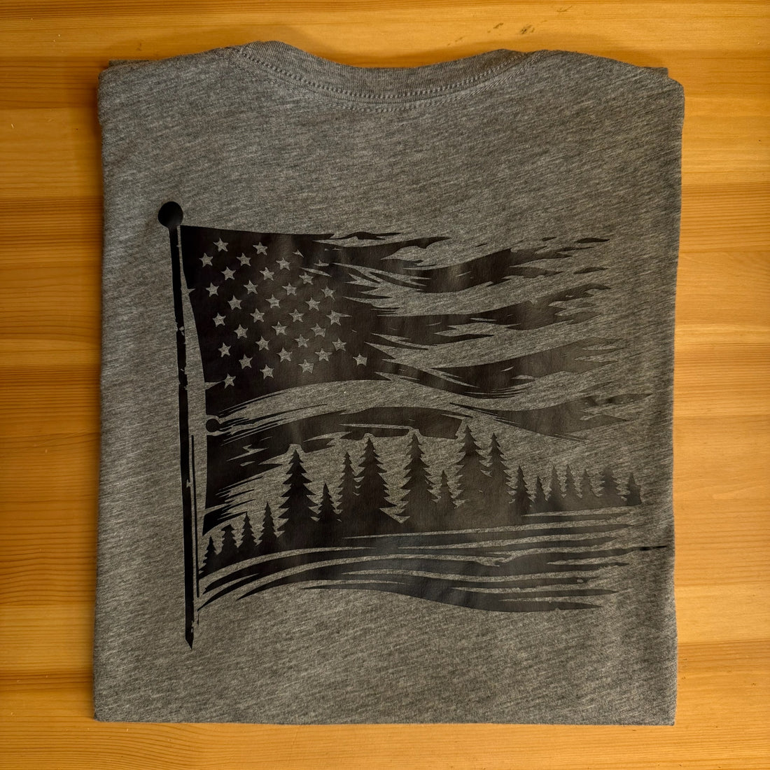 Distressed American Flag Tee