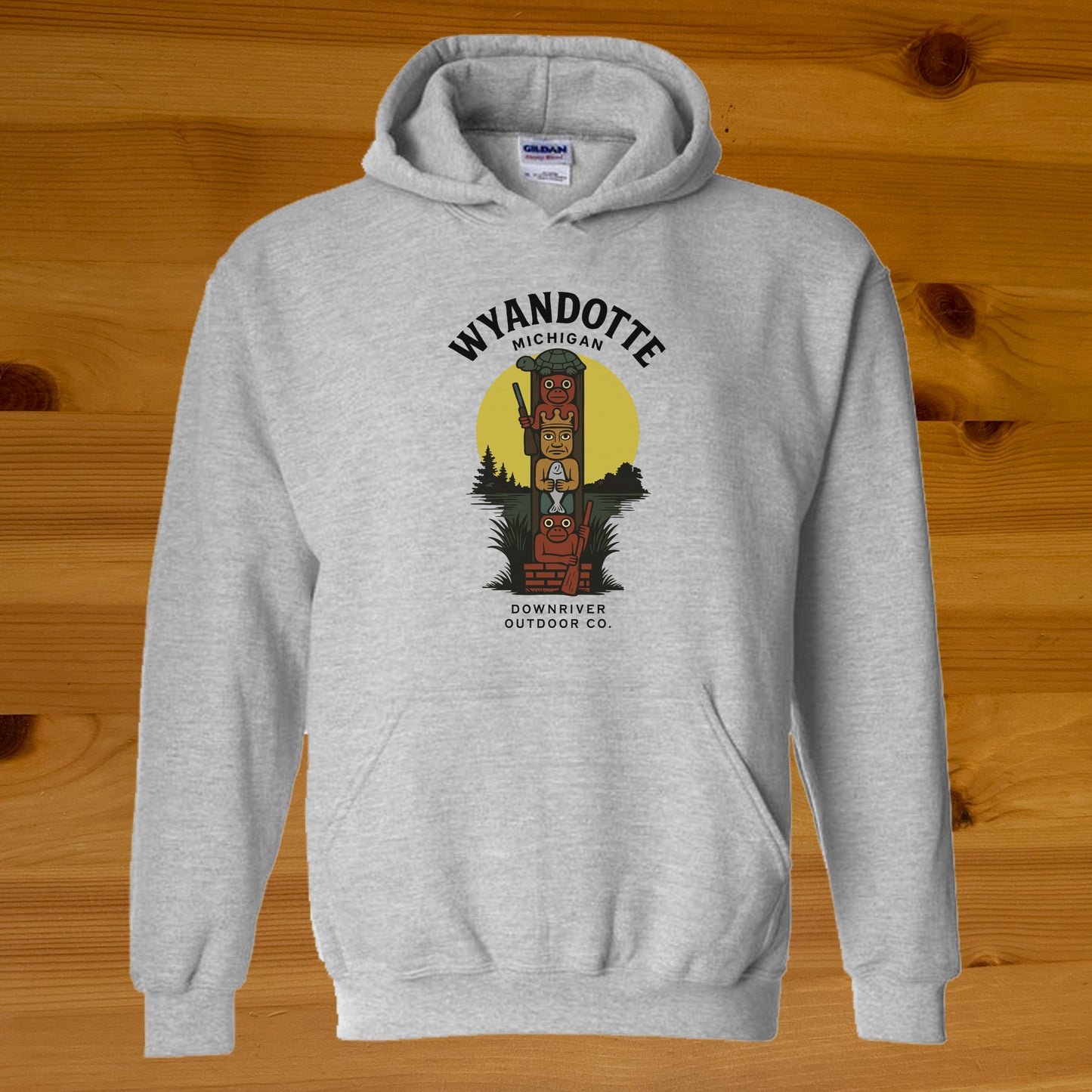 Wyandotte Totem Pole Hoodie